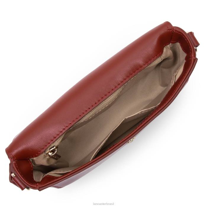 mulheres Lancaster Paris carmim bolsa crossbody pequena paris medaille RBF41493