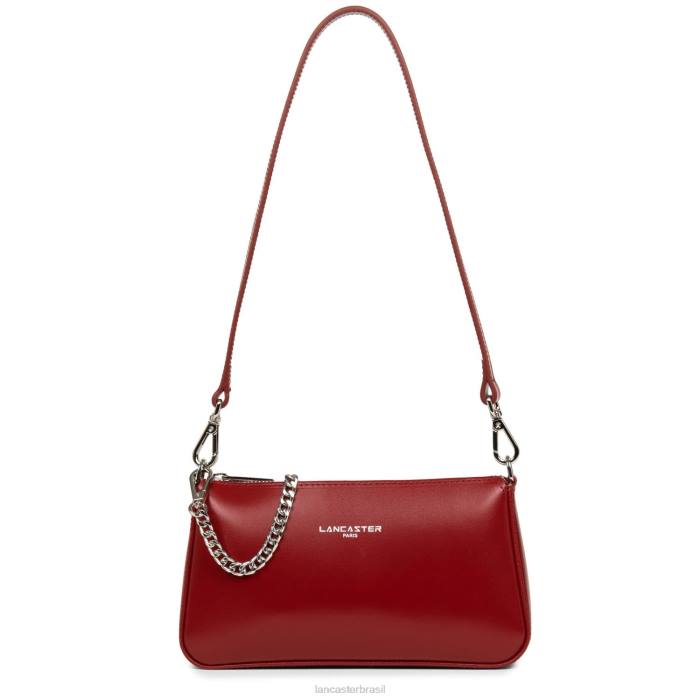 mulheres Lancaster Paris carmim bolsa crossbody pequena suave mesmo RBF41622