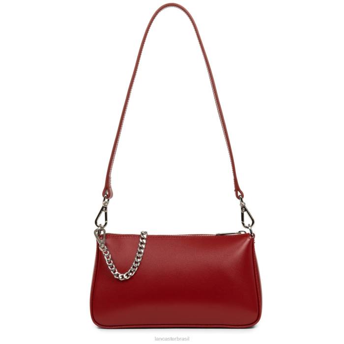 mulheres Lancaster Paris carmim bolsa crossbody pequena suave mesmo RBF41622