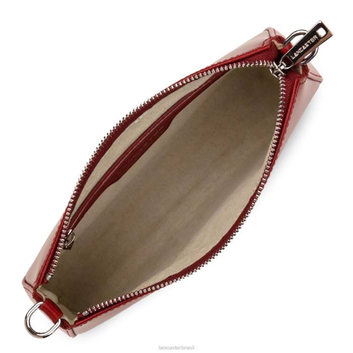 mulheres Lancaster Paris carmim bolsa crossbody pequena suave mesmo RBF41622