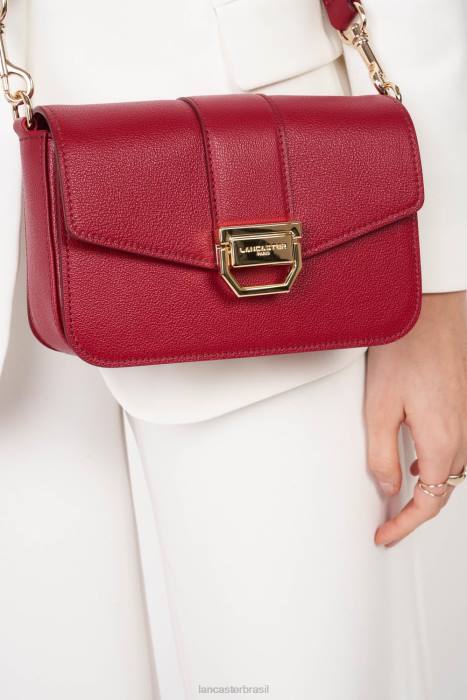 mulheres Lancaster Paris carmim bolsa crossbody pequena valor RBF41307