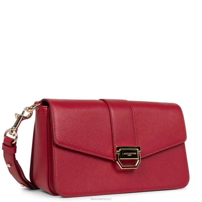 mulheres Lancaster Paris carmim bolsa crossbody valor RBF41311