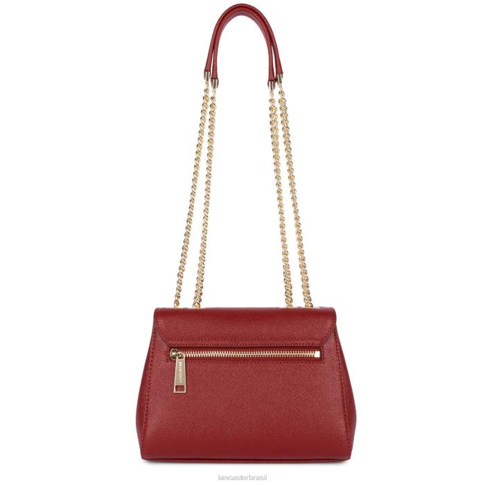 mulheres Lancaster Paris carmim bolsa tiracolo delphino tina RBF41477