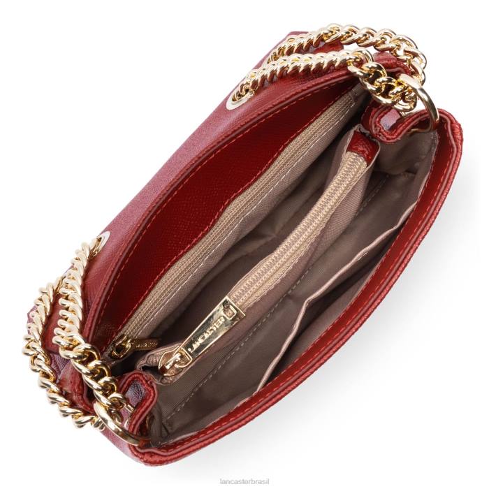 mulheres Lancaster Paris carmim bolsa tiracolo delphino tina RBF41477