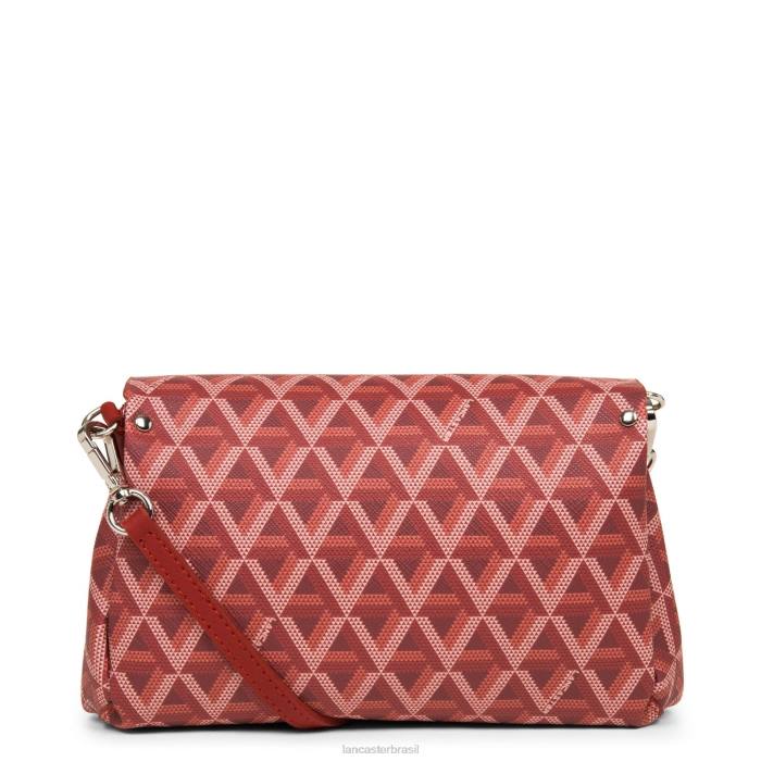 mulheres Lancaster Paris carmim ícone de bolsa crossbody RBF42055