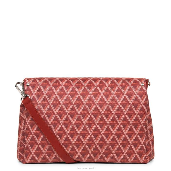 mulheres Lancaster Paris carmim ícone de bolsa crossbody RBF42233