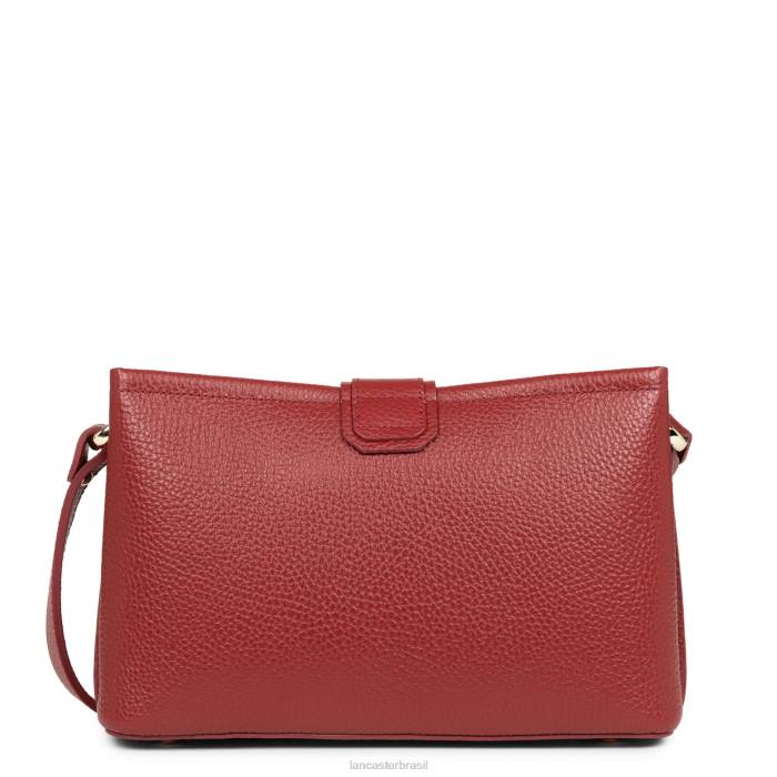 mulheres Lancaster Paris carmin-em-blush bolsa crossbody foulonne dupla RBF41504