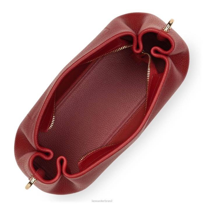 mulheres Lancaster Paris carmin-em-blush bolsa crossbody foulonne dupla RBF41521