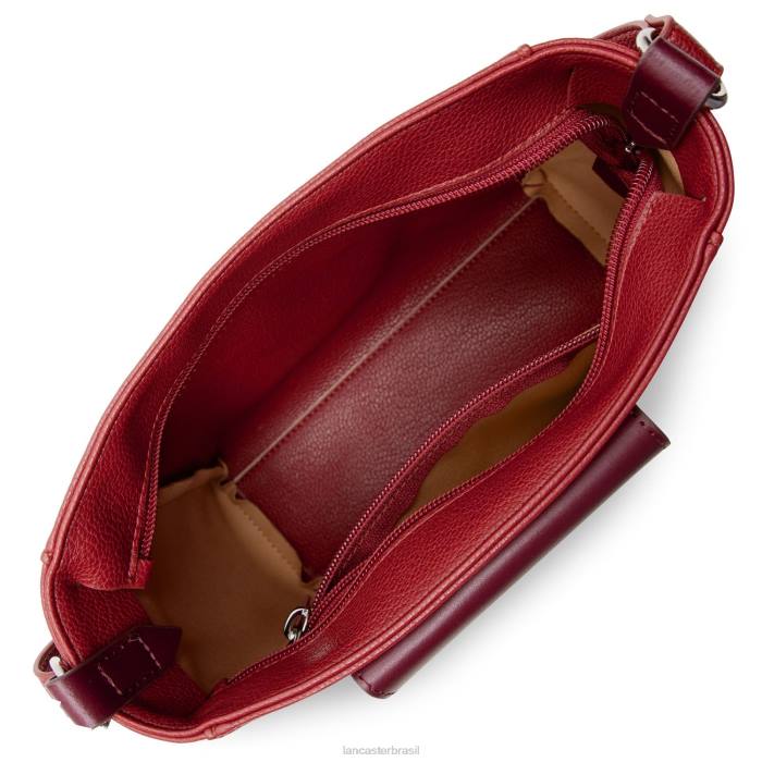 mulheres Lancaster Paris carmin-framboise-pourpre bolsa crossbody maia RBF41885