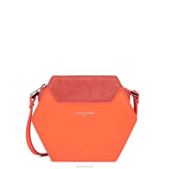 mulheres Lancaster Paris carota bolsa crossbody pequena lisa ruche RBF42199