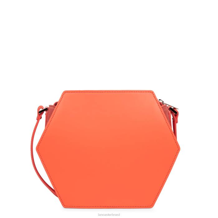 mulheres Lancaster Paris carota m bolsa crossbody lisa ruche RBF42215