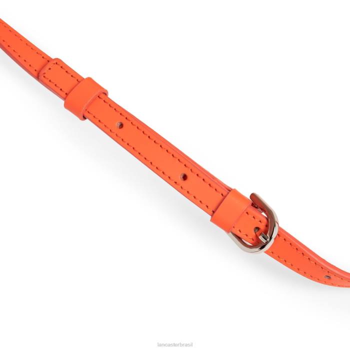 mulheres Lancaster Paris carota m bolsa crossbody lisa ruche RBF42215