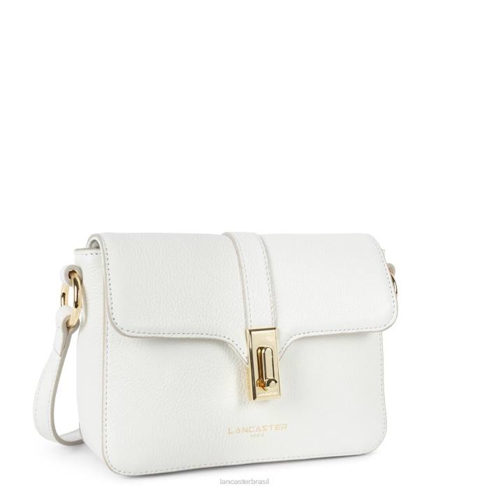 mulheres Lancaster Paris cassete branco bolsa crossbody pequena foulonne milano RBF41345