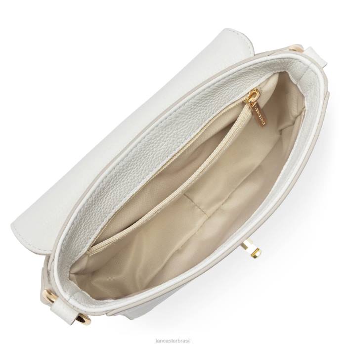 mulheres Lancaster Paris cassete branco bolsa crossbody pequena foulonne milano RBF41345