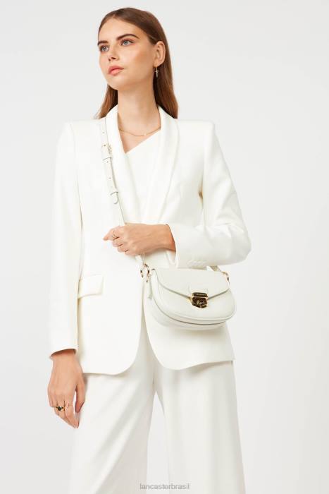 mulheres Lancaster Paris cassete branco bolsa crossbody pequena foulonne milano RBF41405