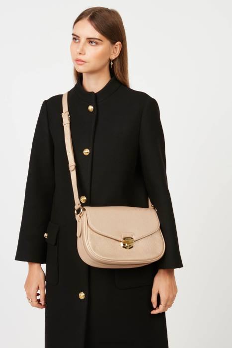 mulheres Lancaster Paris champanhe bolsa crossbody grande foulonne milano RBF41420