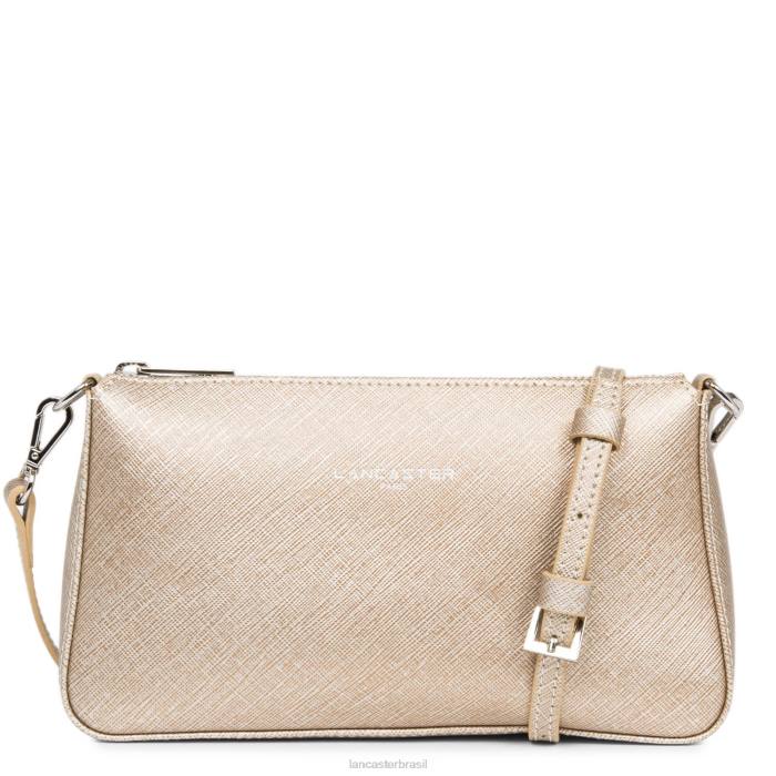mulheres Lancaster Paris champanhe bolsa crossbody saffiano intemporel RBF41943