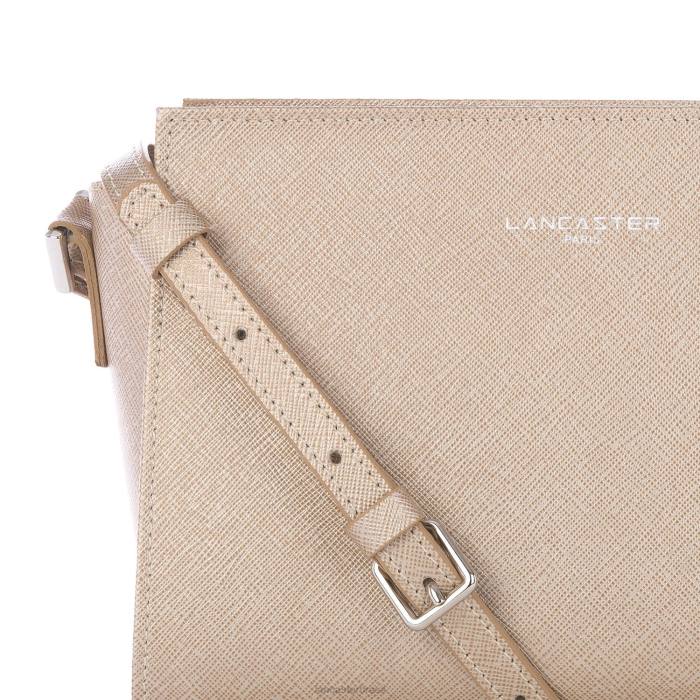 mulheres Lancaster Paris champanhe bolsa crossbody saffiano intemporel RBF4804