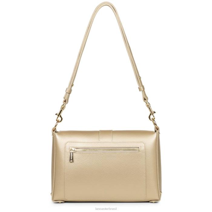 mulheres Lancaster Paris champanhe nu m bolsa crossbody foulonne dupla RBF41451