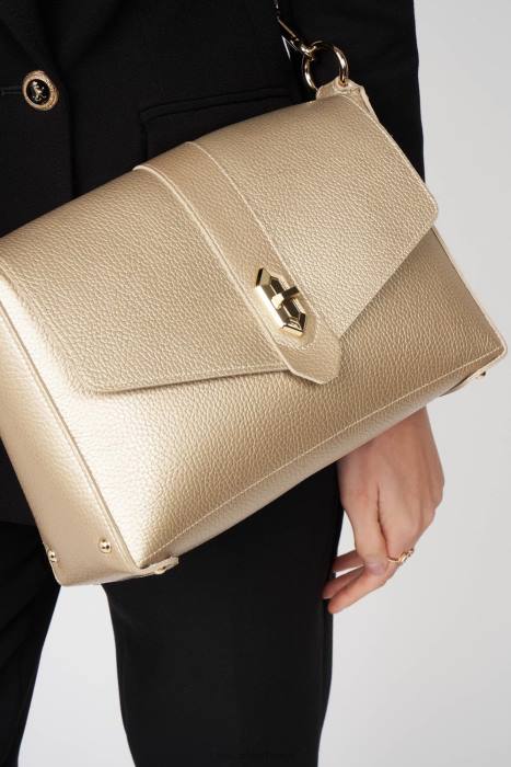 mulheres Lancaster Paris champanhe nu m bolsa crossbody foulonne dupla RBF41451