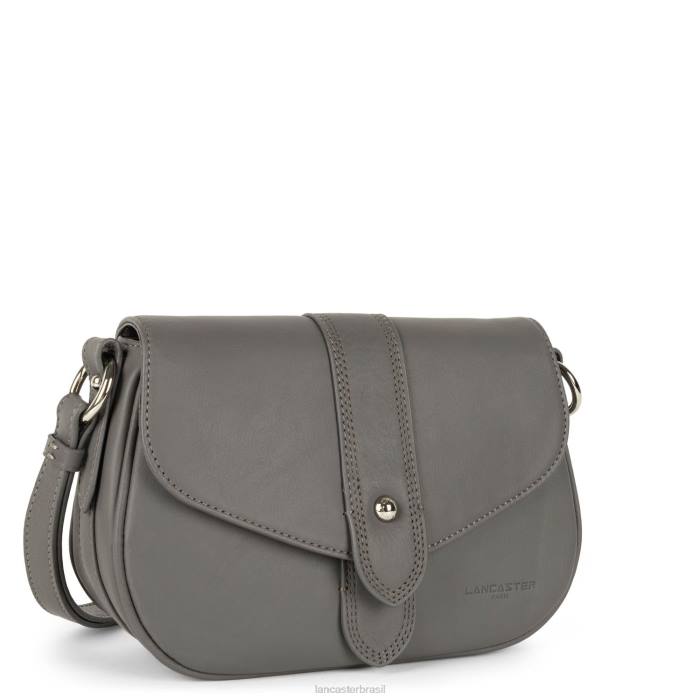mulheres Lancaster Paris cinza bolsa crossbody com gravata macia RBF41554