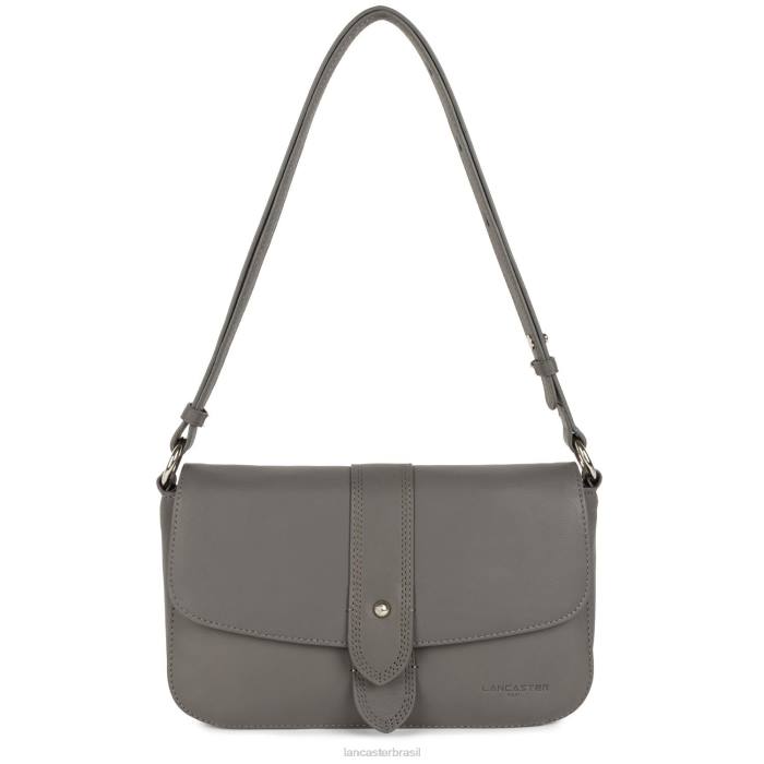mulheres Lancaster Paris cinza bolsa crossbody com gravata macia RBF41567