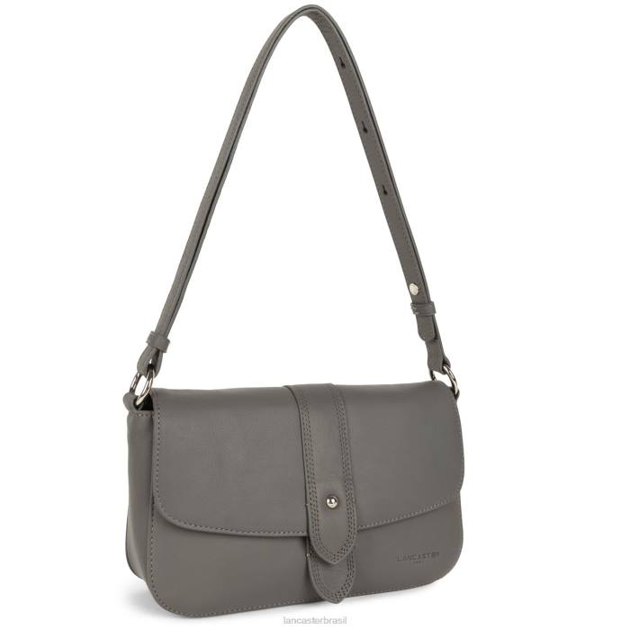 mulheres Lancaster Paris cinza bolsa crossbody com gravata macia RBF41567