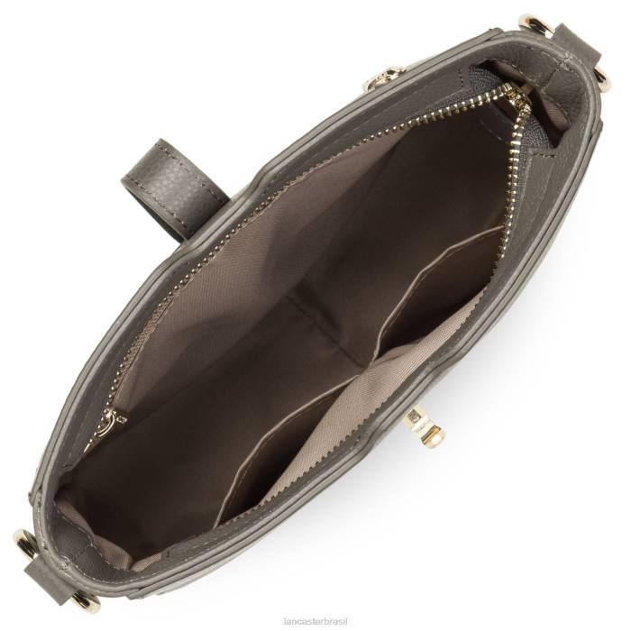mulheres Lancaster Paris cinza bolsa crossbody foulonne milano RBF4336