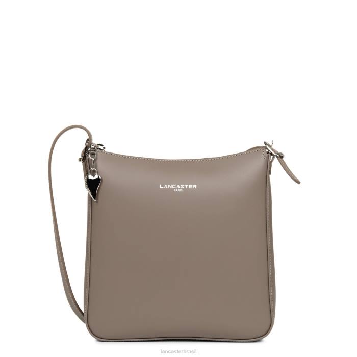 mulheres Lancaster Paris cinza bolsa crossbody lisa RBF41911
