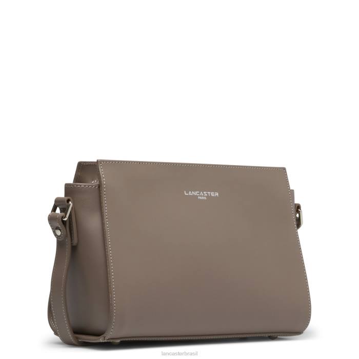 mulheres Lancaster Paris cinza bolsa crossbody lisa RBF4759