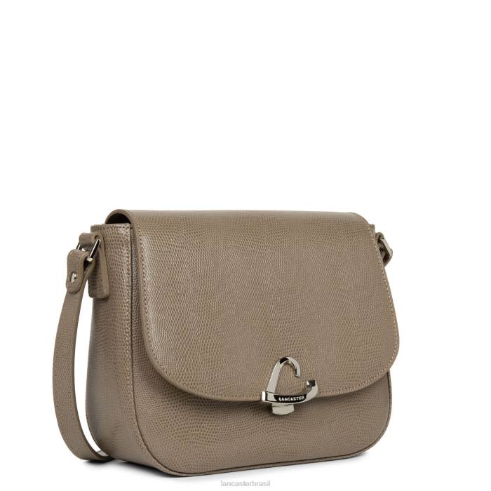 mulheres Lancaster Paris cinza bolsa crossbody lucertola RBF42156