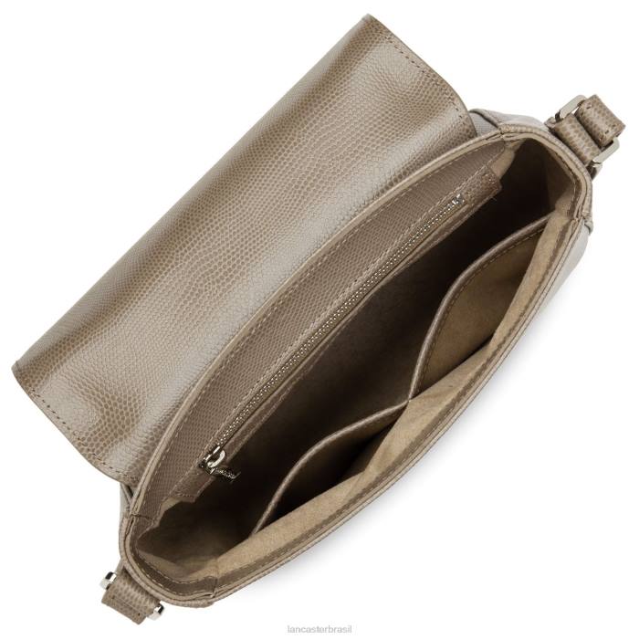mulheres Lancaster Paris cinza bolsa crossbody lucertola RBF42156