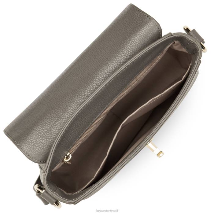 mulheres Lancaster Paris cinza bolsa crossbody pequena foulonne milano RBF41329