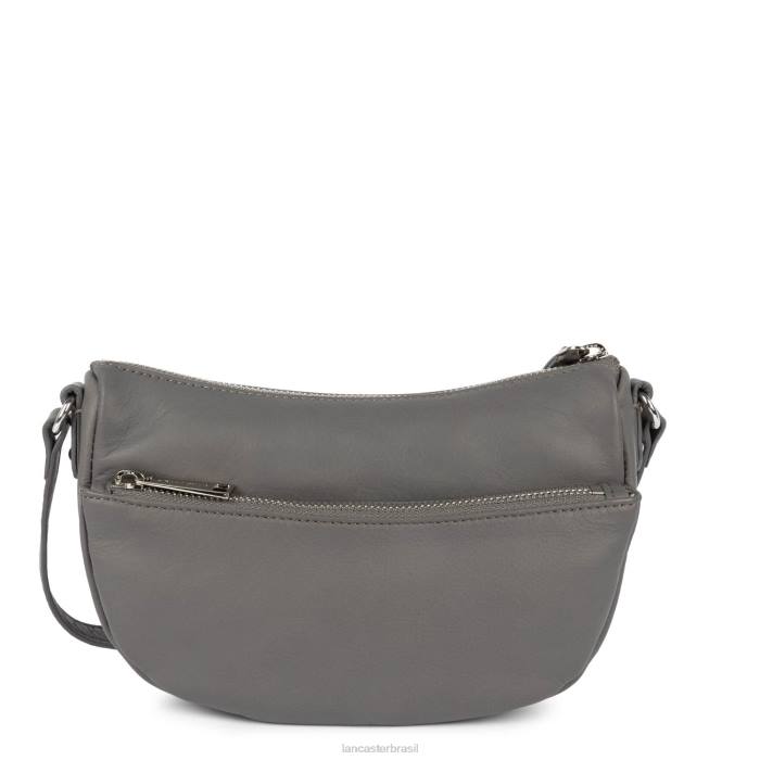 mulheres Lancaster Paris cinza bolsa crossbody pequena melodia suave RBF41965