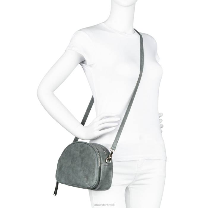 mulheres Lancaster Paris cinza bolsa crossbody santa fe RBF42071