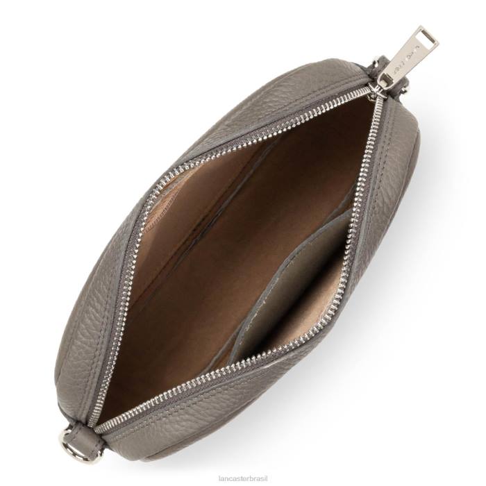mulheres Lancaster Paris cinza bolsa crossbody studio mixte RBF41290