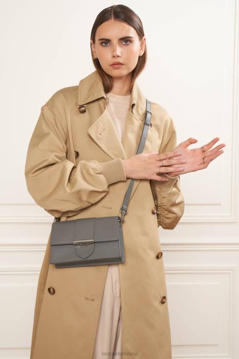 mulheres Lancaster Paris cinza bolsa transversal pequena paris ily RBF42397