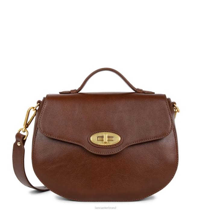 mulheres Lancaster Paris conhaque bolsa crossbody legenda RBF41857