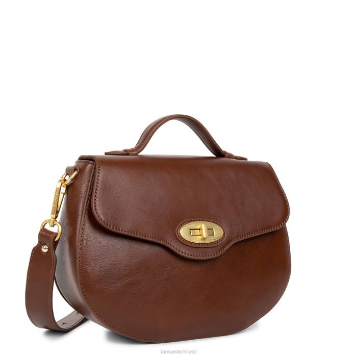 mulheres Lancaster Paris conhaque bolsa crossbody legenda RBF41857