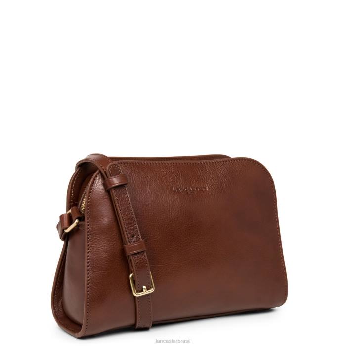 mulheres Lancaster Paris conhaque bolsa crossbody legenda RBF41867