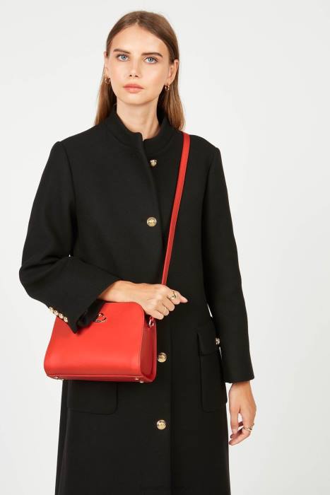 mulheres Lancaster Paris coral bolsa crossbody city philos RBF41689