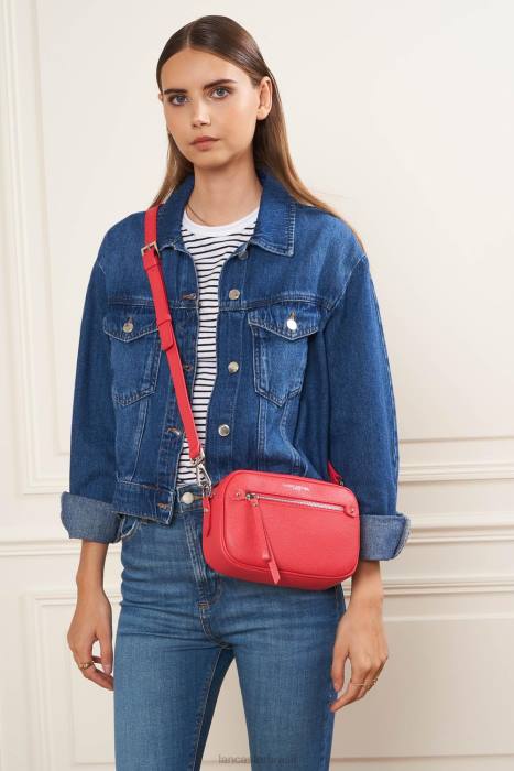mulheres Lancaster Paris coral bolsa crossbody firenze RBF41581