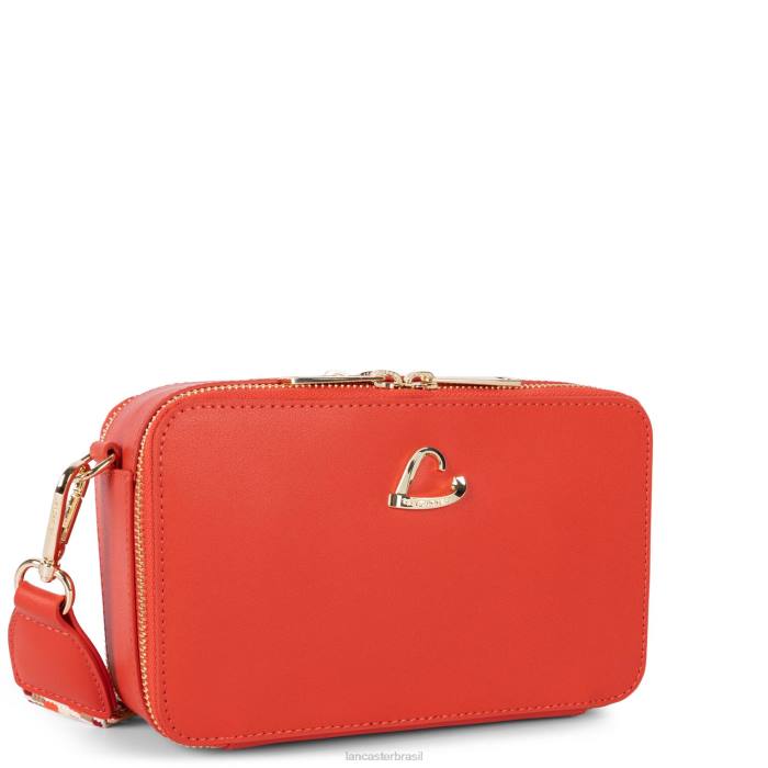 mulheres Lancaster Paris coral bolsa crossbody pequena city philos RBF41658