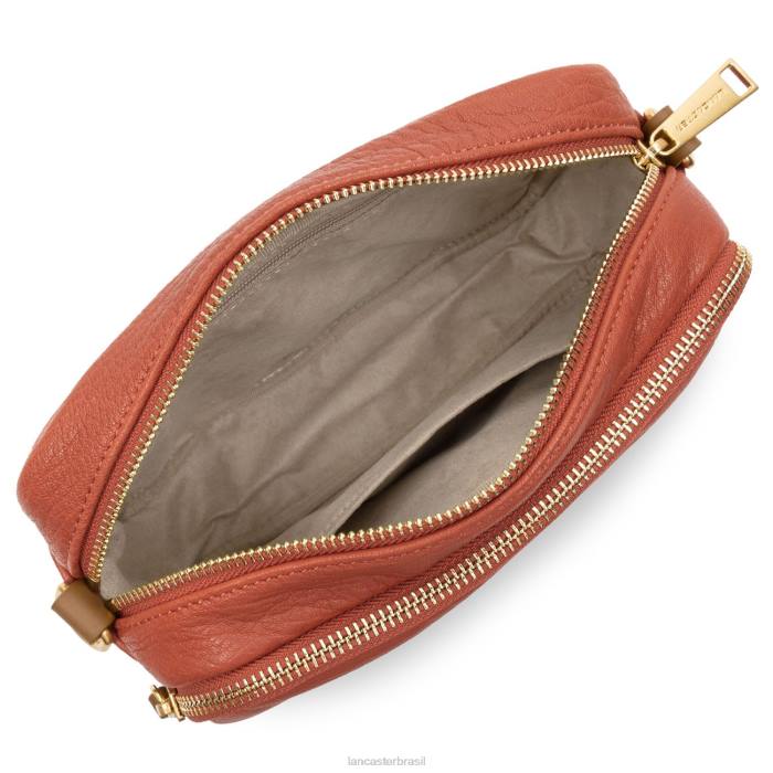 mulheres Lancaster Paris coral bolsa crossbody pequena matelassê selvagem RBF42011