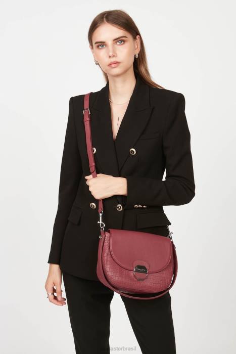 mulheres Lancaster Paris croco framboise bolsa tiracolo pia RBF41762