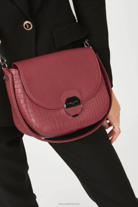 mulheres Lancaster Paris croco framboise bolsa tiracolo pia RBF41762