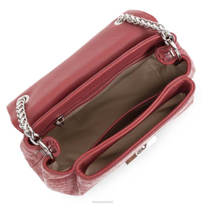 mulheres Lancaster Paris croco framboise bolsa tiracolo pia RBF4549