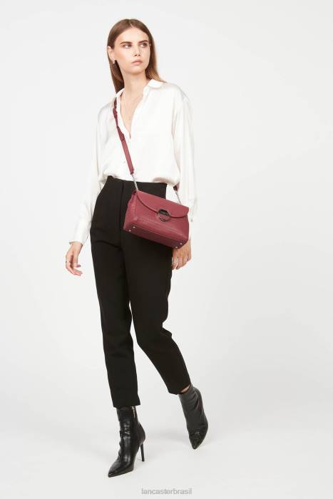 mulheres Lancaster Paris croco framboise bolsa tiracolo pia RBF4564