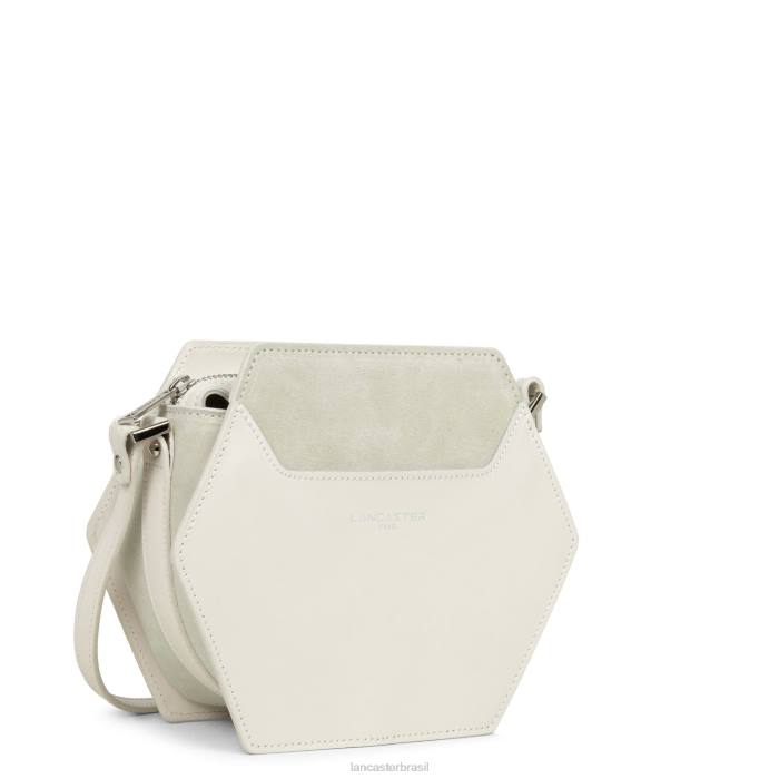 mulheres Lancaster Paris cru bolsa crossbody pequena lisa ruche RBF42186