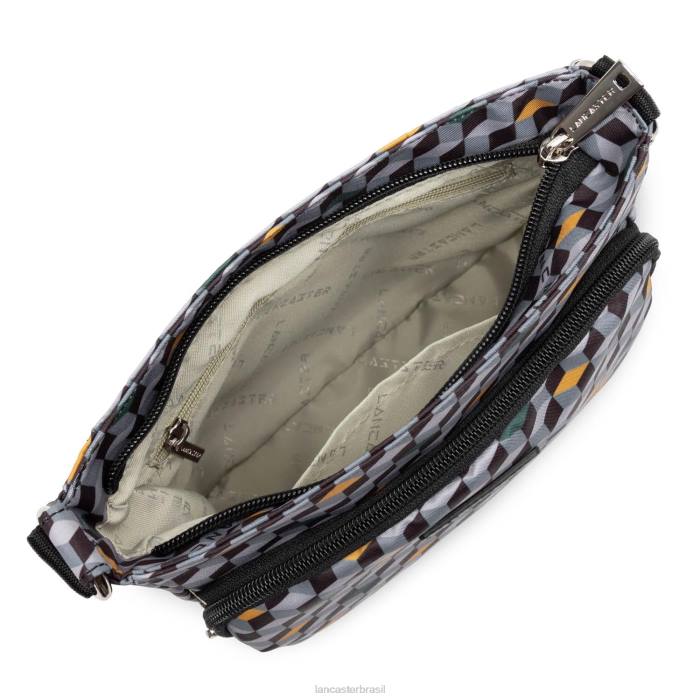 mulheres Lancaster Paris damier 3d bolsa crossbody esportiva básica RBF41804